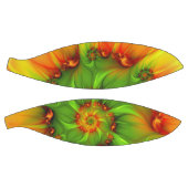 Psychedelic Colorful Modern Abstract Fractal Art Basketbal (Panelen)