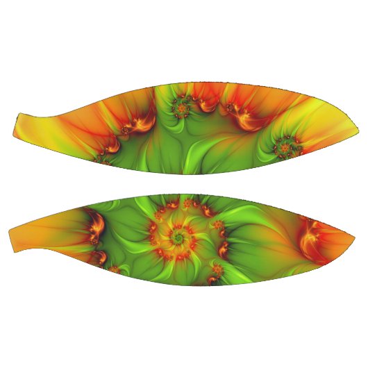 Psychedelic Colorful Modern Abstract Fractal Art Basketbal (Panelen)