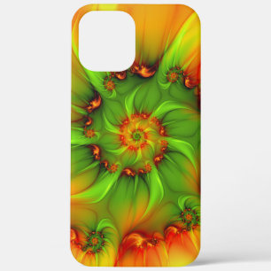 Psychedelic Colorful Modern Abstract Fractal Art Case-Mate iPhone Case