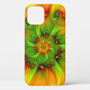 Psychedelic Colorful Modern Abstract Fractal Art Case-Mate iPhone Case