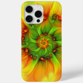 Psychedelic Colorful Modern Abstract Fractal Art iPhone 15 Pro Max Hoesje