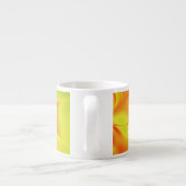 Psychedelic Colorful Modern Abstract Fractal Art Espresso Kop (Achterkant)