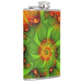 Psychedelic Colorful Modern Abstract Fractal Art Heupfles (Rechts)