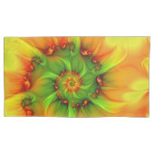 Psychedelic Colorful Modern Abstract Fractal Art Kussensloop (Voorkant-Links)