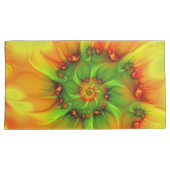 Psychedelic Colorful Modern Abstract Fractal Art Kussensloop (Voorkant-Rechts)