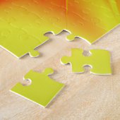 Psychedelic Colorful Modern Abstract Fractal Art Legpuzzel (Zijkant)