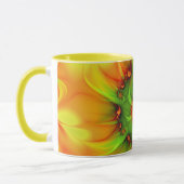 Psychedelic Colorful Modern Abstract Fractal Art Mok (Links)