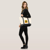 Psychedelic Colorful Modern Abstract Fractal Art Tote Bag (Voorkant (model))
