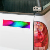 Psychedelic Colors Bumpersticker (Op Truck)