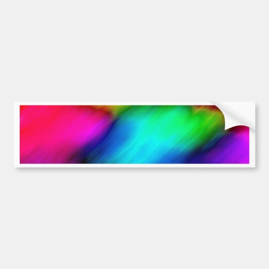 Psychedelic Colors Bumpersticker (Voorkant)