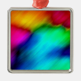 Psychedelic Colors Metalen Ornament