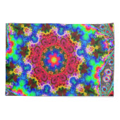 Psychedelic Cosmic Fractal Art Kussensloop (Achterkant)