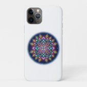 Psychedelic Cosmic Mandala iPhone 11 Pro Case (Achterkant)