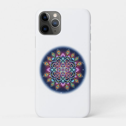 Psychedelic Cosmic Mandala iPhone 11 Pro Case (Achterkant)