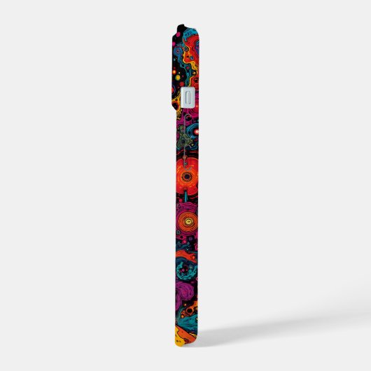 Psychedelic Cosmic Phone Case iPhone 15 Case (Linkerkant)
