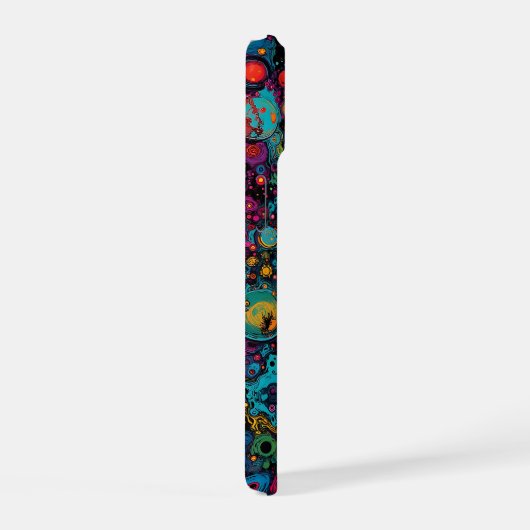 Psychedelic Cosmic Phone Case iPhone 15 Case (Rechterkant)