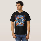 Psychedelic Cosmic Portal Alien Fantasyland T-shirt (Voorkant volledig)