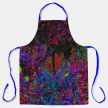 Psychedelic Crimson Red en Black Garden Sunrise