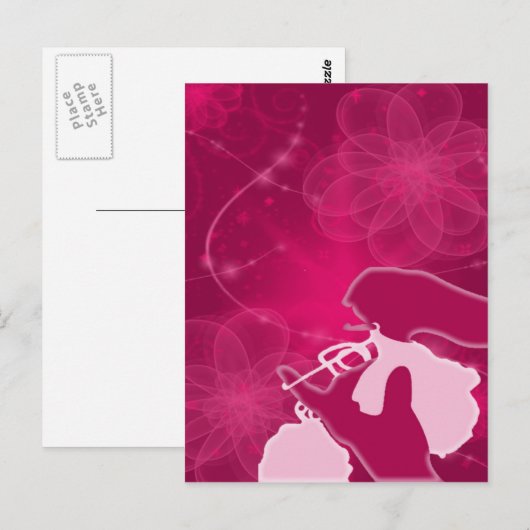 psychedelic crochet-postkaart briefkaart (Voorkant / Achterkant)