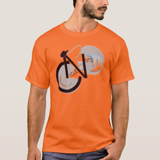 Psychedelic CycleNuts Logo T T-shirt (Voorkant)