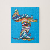 Psychedelic Dachshund Legpuzzel (Verticaal)