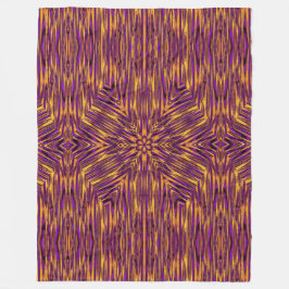 Psychedelic Daisy 1 Fleece Deken