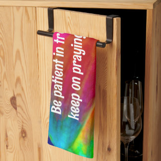 Psychedelic Daisy Romeinen 12:12 Keukenhanddoek