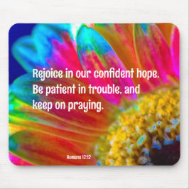 Psychedelic Daisy Romeinen 12:12 Mousepad Muismat