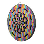 Psychedelic Dartboard Dartbord (Voorkant Rechts)