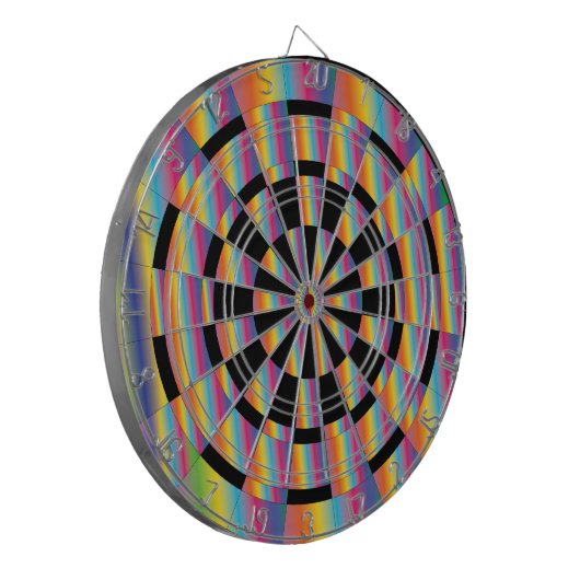 Psychedelic Dartboard Dartbord (Voorkant Links)