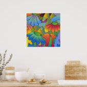 Psychedelic Daydroom-Poster Poster (Keuken)