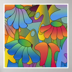 Psychedelic Daydroom-Poster Poster