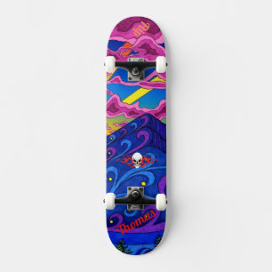 Psychedelic Deck voor Skateboard