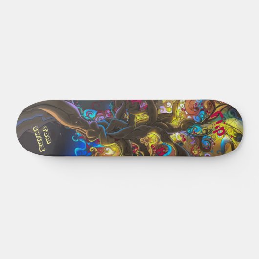 Psychedelic Deck voor Skateboarders Persoonlijk Skateboard (Horizontaal)