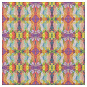 Psychedelic Design Fabric Stof (Close Up)