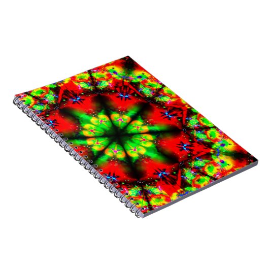 Psychedelic Design Mandala Notitieboek (Rechterzijde)