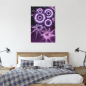 Psychedelic Deuropeningen Paarse Fantasy Canvas Afdruk (Insitu (Slaapkamer))