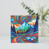 Psychedelic Disc Golfbaan (Staand voorkant)