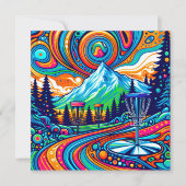 Psychedelic Disc Golfbaan (Voorkant)