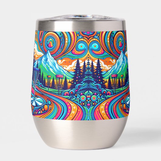 Psychedelic Disc Golfbaan (Voorkant)