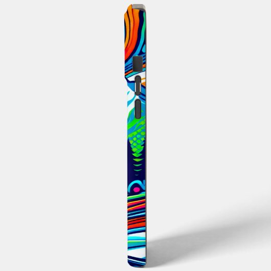 Psychedelic Disc Golfbaan Case-Mate iPhone Case (Achterkant / Links)