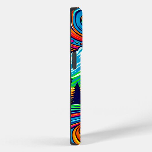 Psychedelic Disc Golfbaan Case-Mate iPhone Case (Achterkant / Rechts)