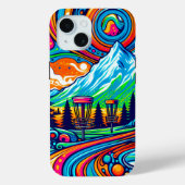 Psychedelic Disc Golfbaan Case-Mate iPhone Case (Achterkant)