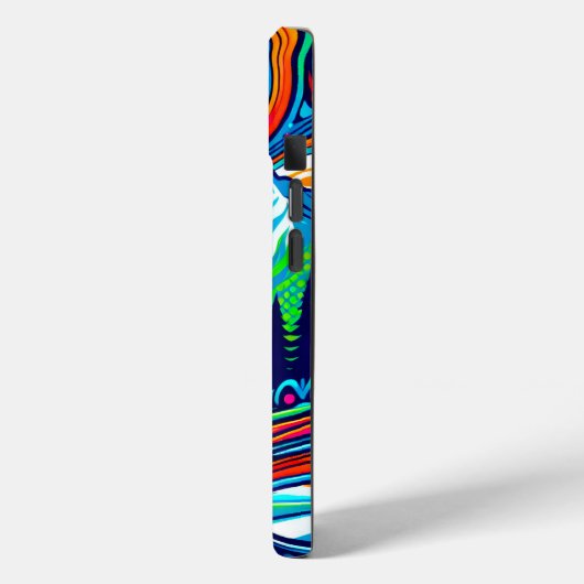 Psychedelic Disc Golfbaan Case-Mate iPhone Case (Achterkant / Links)