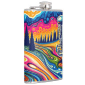 Psychedelic Disc Golfbaan in de bergen Heupfles (Rechts)