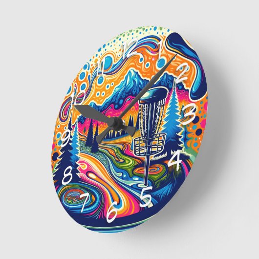 Psychedelic Disc Golfbaan in de bergen Ronde Klok (Hoek)