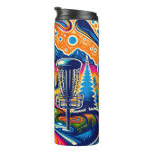 Psychedelic Disc Golfbaan in de bergen Thermosbeker (Geroteerd rechts)