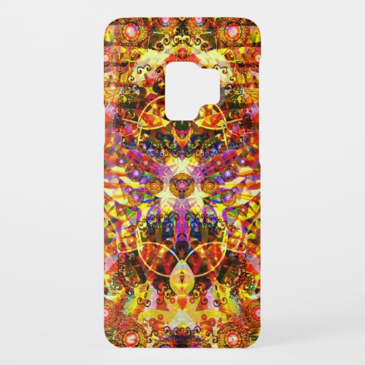 Psychedelic DMT Cool Cat Galaxy S3 Hoesje (Achterkant)