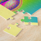 PSYCHEDELIC DOG GEPUBLICEERD MET GEPERSONALISEERDE LEGPUZZEL (Zijkant)