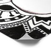 Psychedelic Dog Poster (Hoek)